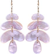 Ten Thousand Things Small Mother-of-Pearl Flat Earrings