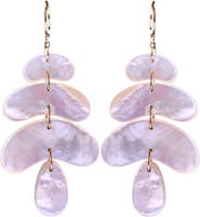 Ten Thousand Things Small Mother-of-Pearl Flat Earrings