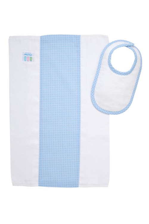 3 Marthas Dot Drooler Bib & Burp Set