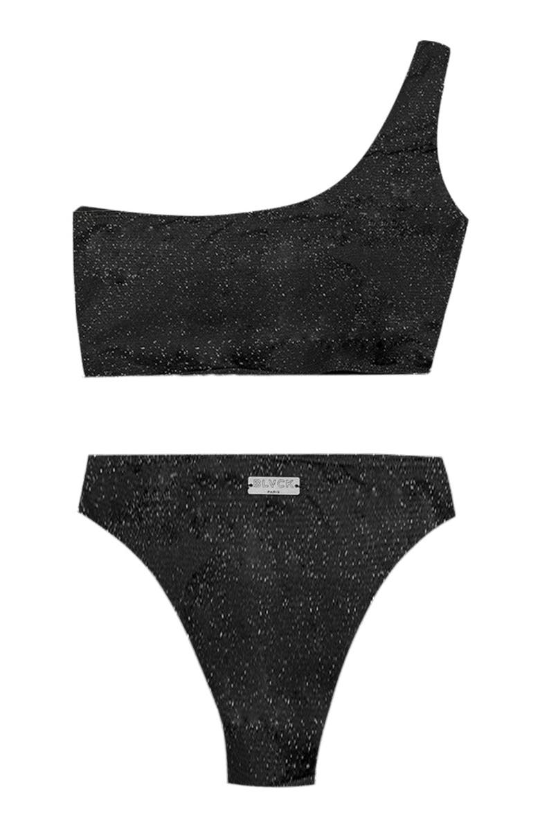 Blvck Glitter Swimsuit, Alternate, color, Black