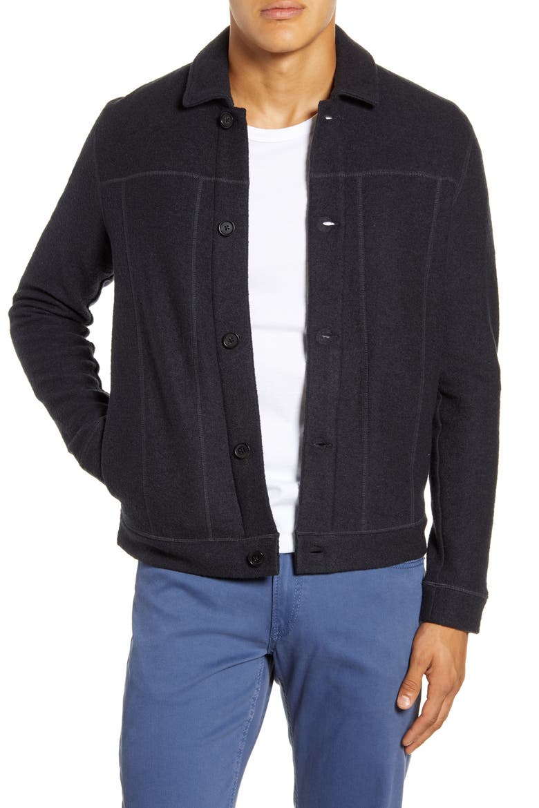 Eastwood Wool Blend Jacket, Main, color, NAVY