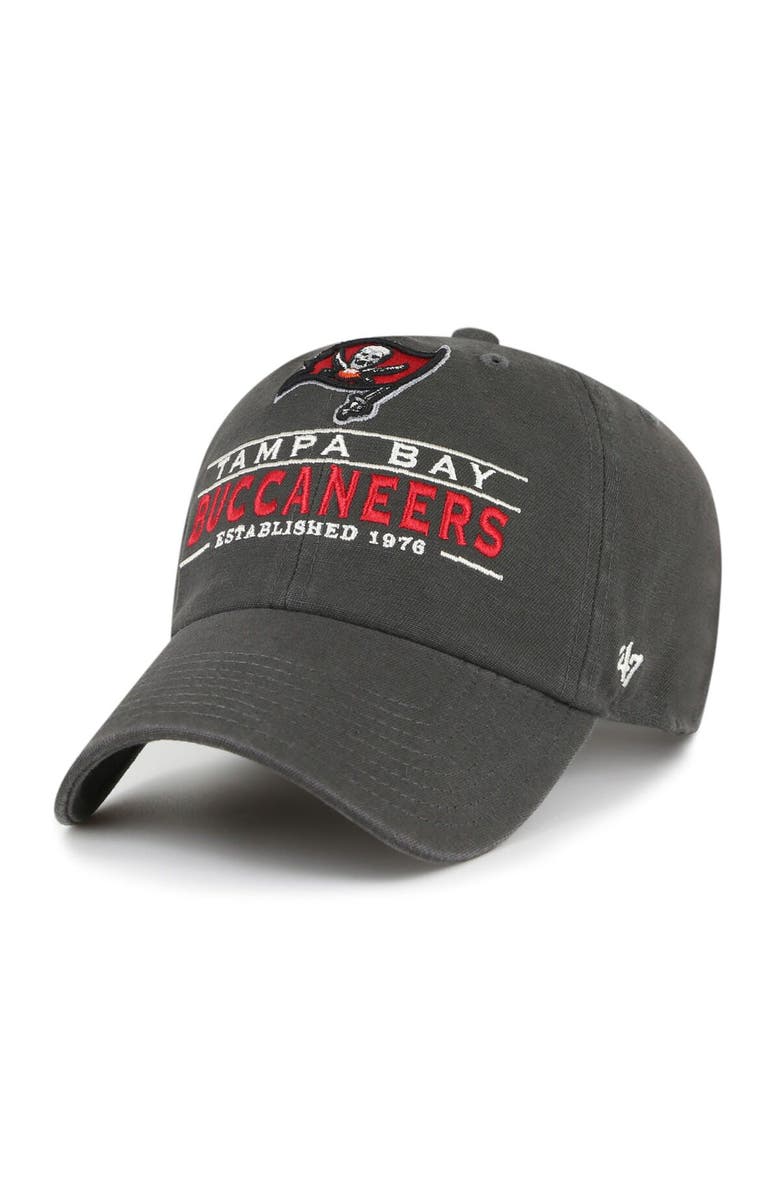 '47 Men's '47  Pewter Tampa Bay Buccaneers Vernon Clean Up Adjustable Hat, Main, color, 