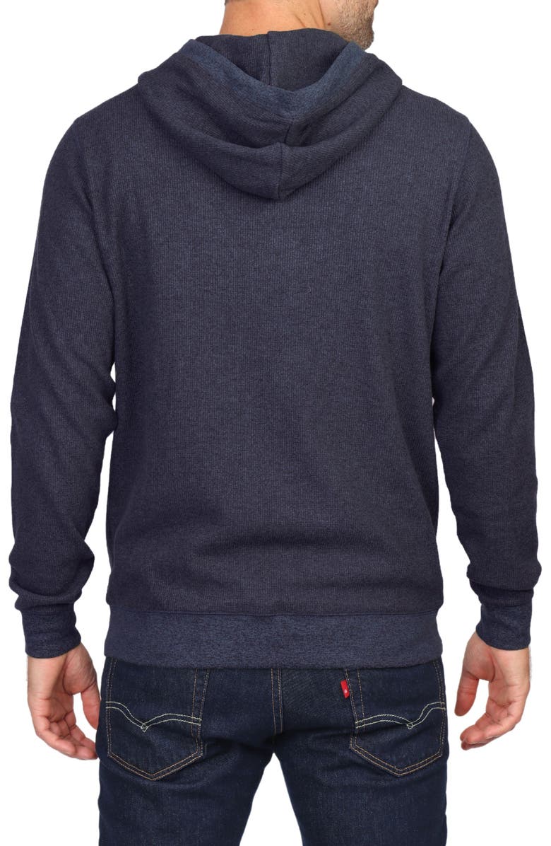 TailorByrd Cozy Knit Hoodie, Alternate, color, Navy Heather