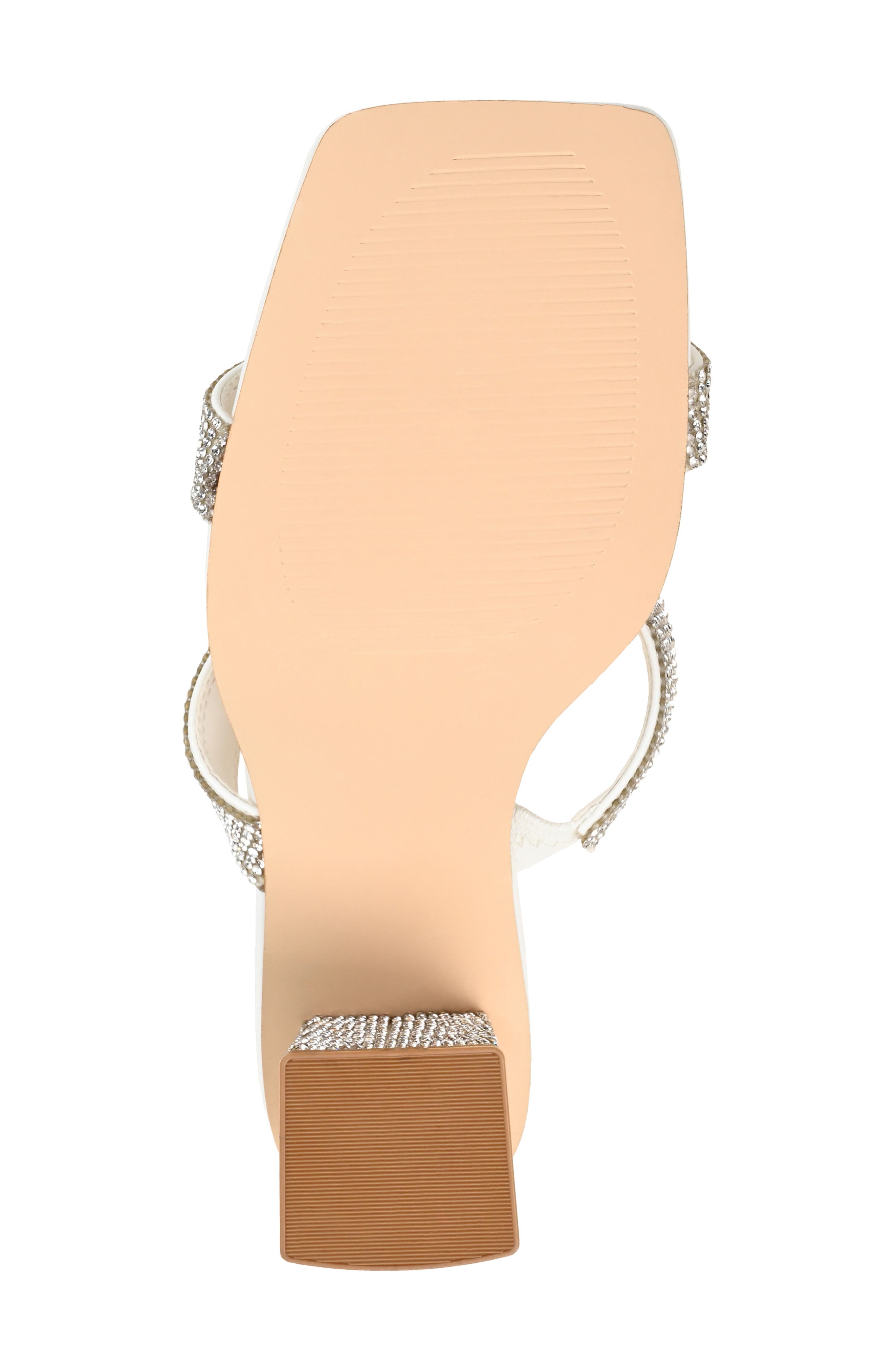 Journee Collection Shandee Heeled Sandal, Alternate, color, White