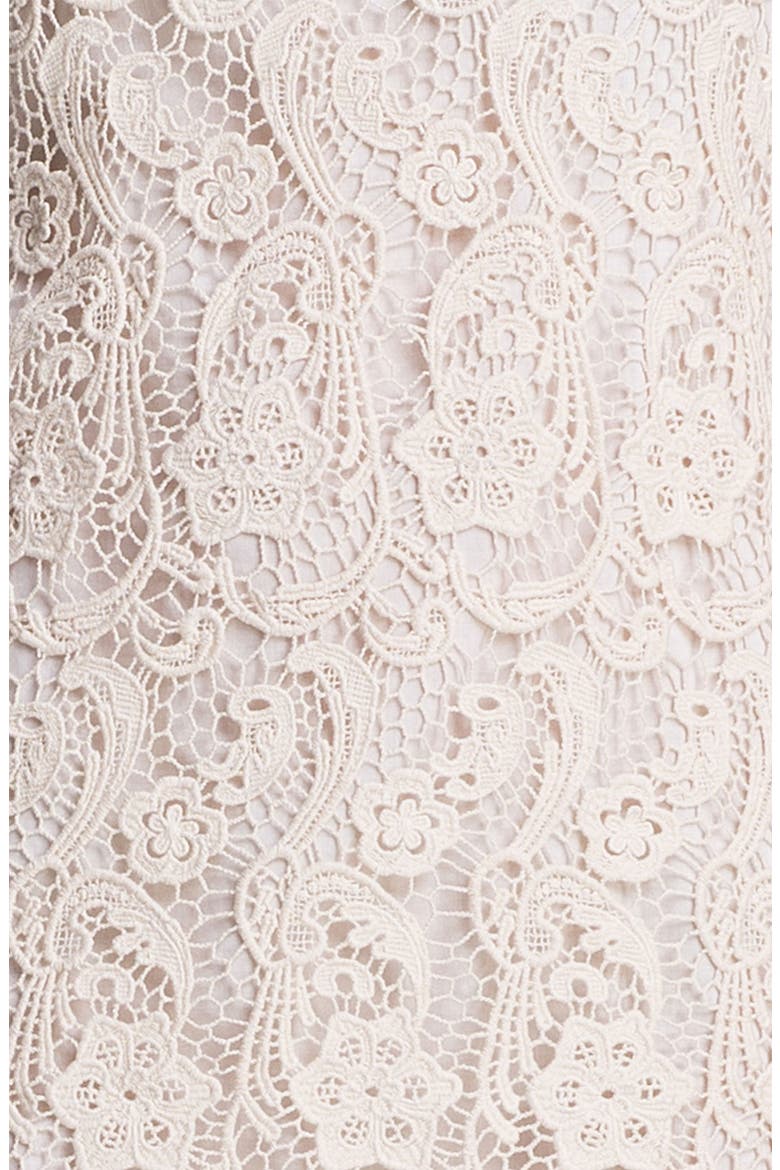 'Vionne' Cotton Shift Dress, Alternate, color, OFF WHITE