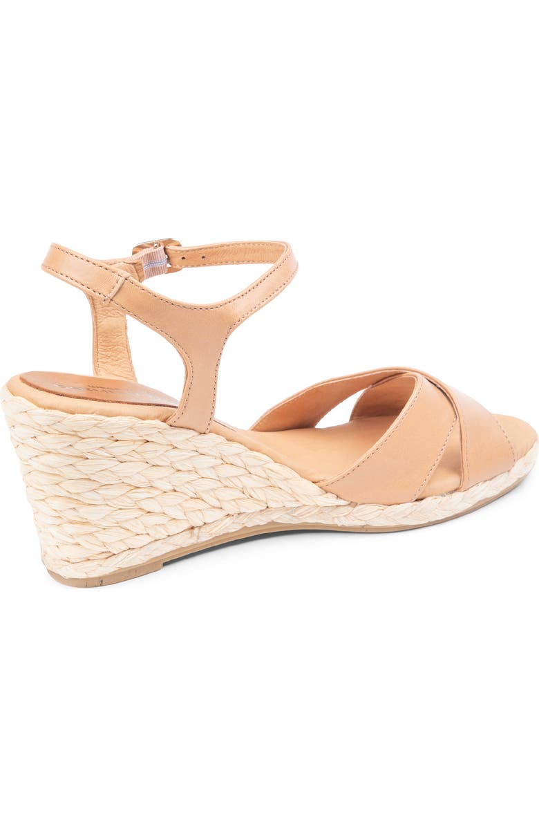 patricia green Roma Crisscross Ankle Strap Espadrille Wedge Sandal, Alternate, color,