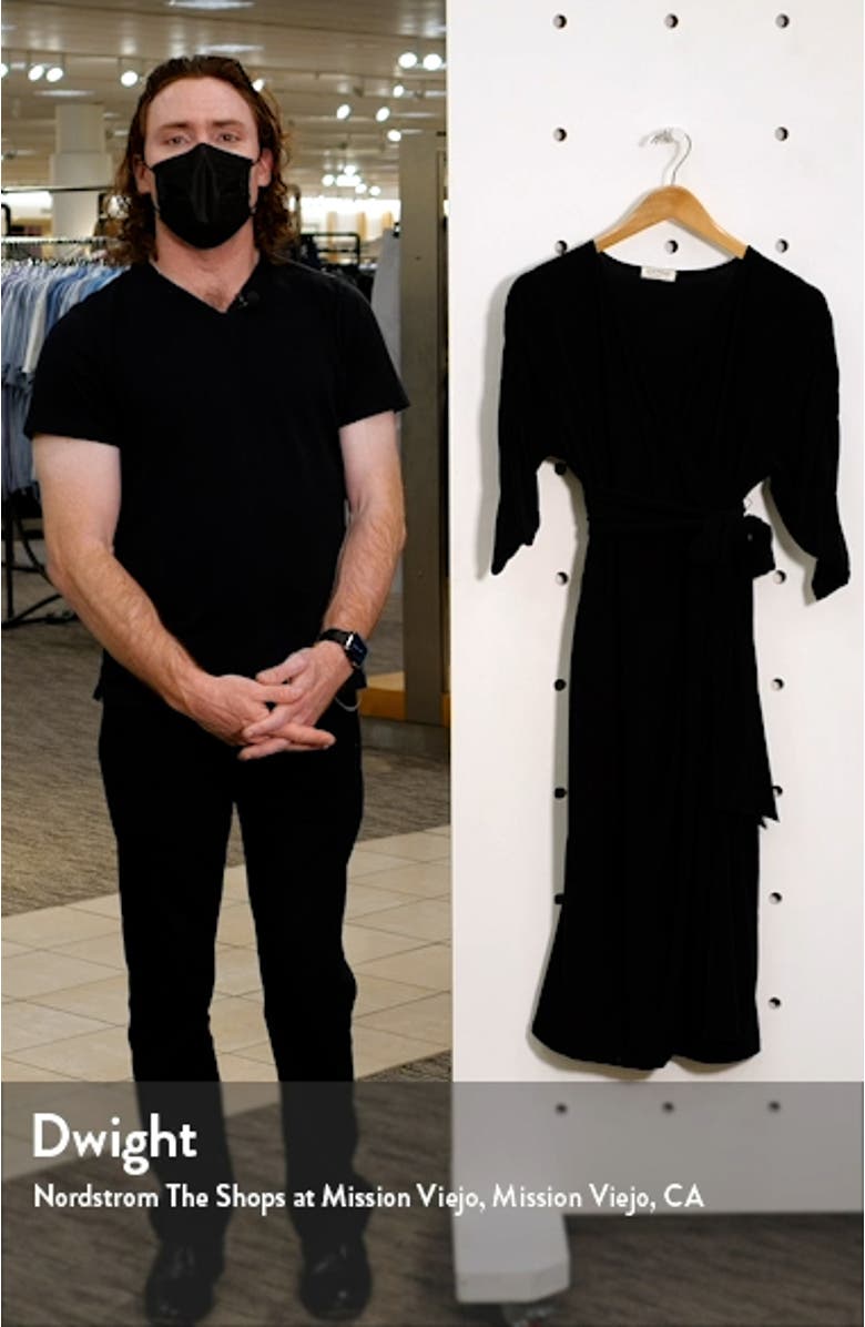 Eden Faux Wrap Dress, sales video thumbnail