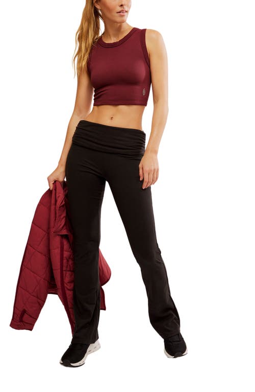 Free People Aced It Flare Leggings In Black