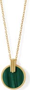 Astley Clarke Gold Stilla Malachite Necklace