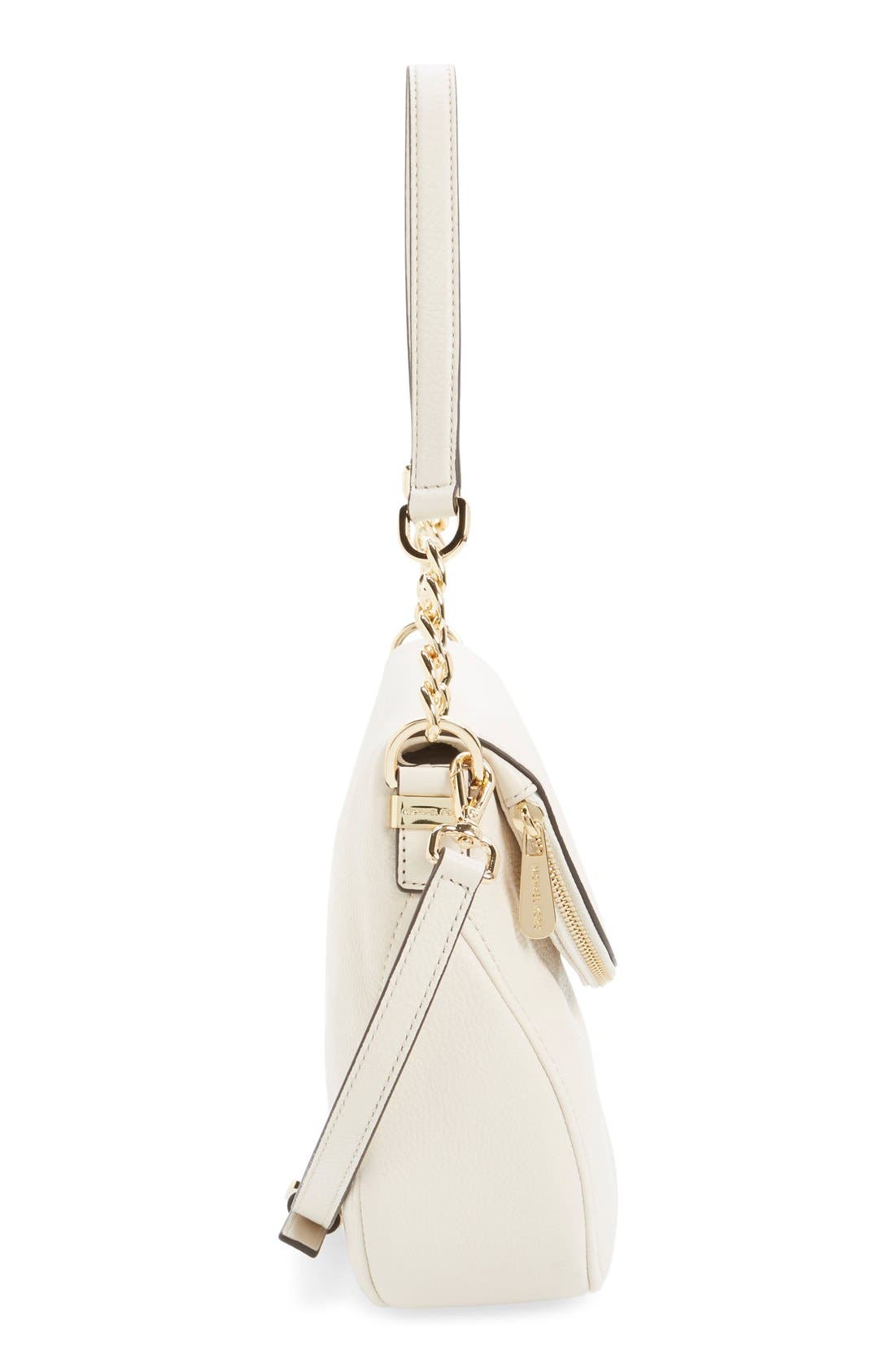 'Bedford Tassel - Medium' Convertible Leather Shoulder Bag (Nordstrom Exclusive), Alternate, color, ECRU
