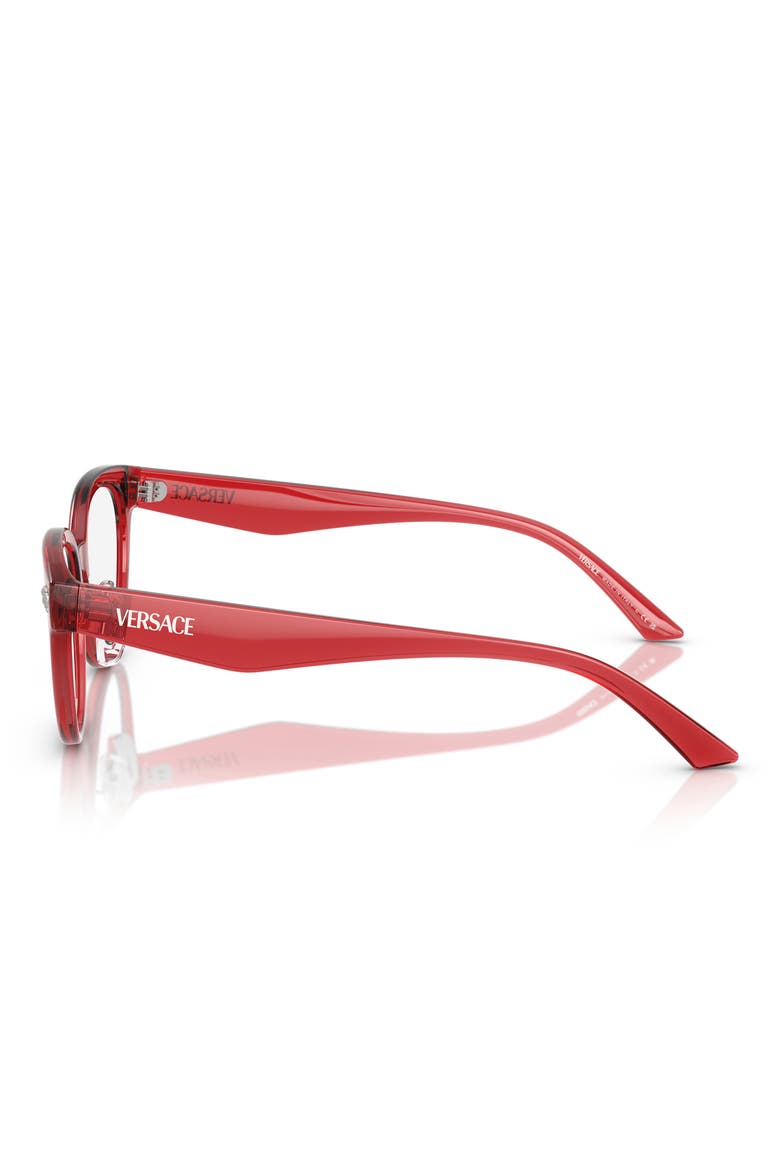 54mm Pillow Optical Glasses, Alternate, color, TRANS RED
