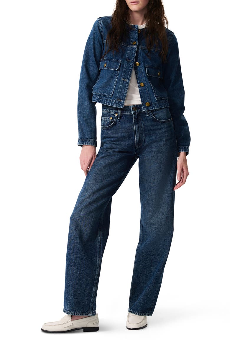 rag & bone Drew Crop Denim Jacket, Alternate, color, Adeline