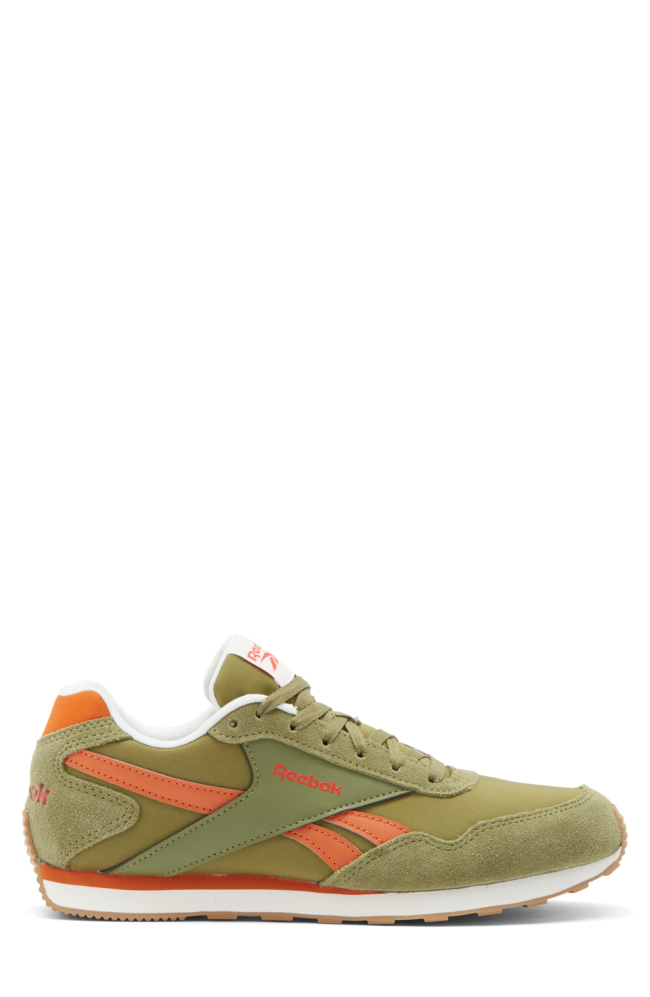 Glide Low Sneaker, Alternate, color, GREEN ORNGE RED
