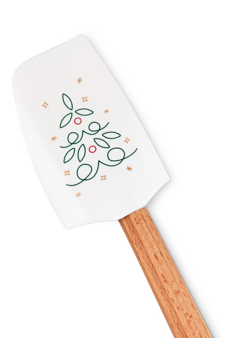 Signature Holiday Spatula, Alternate, color, WHITE