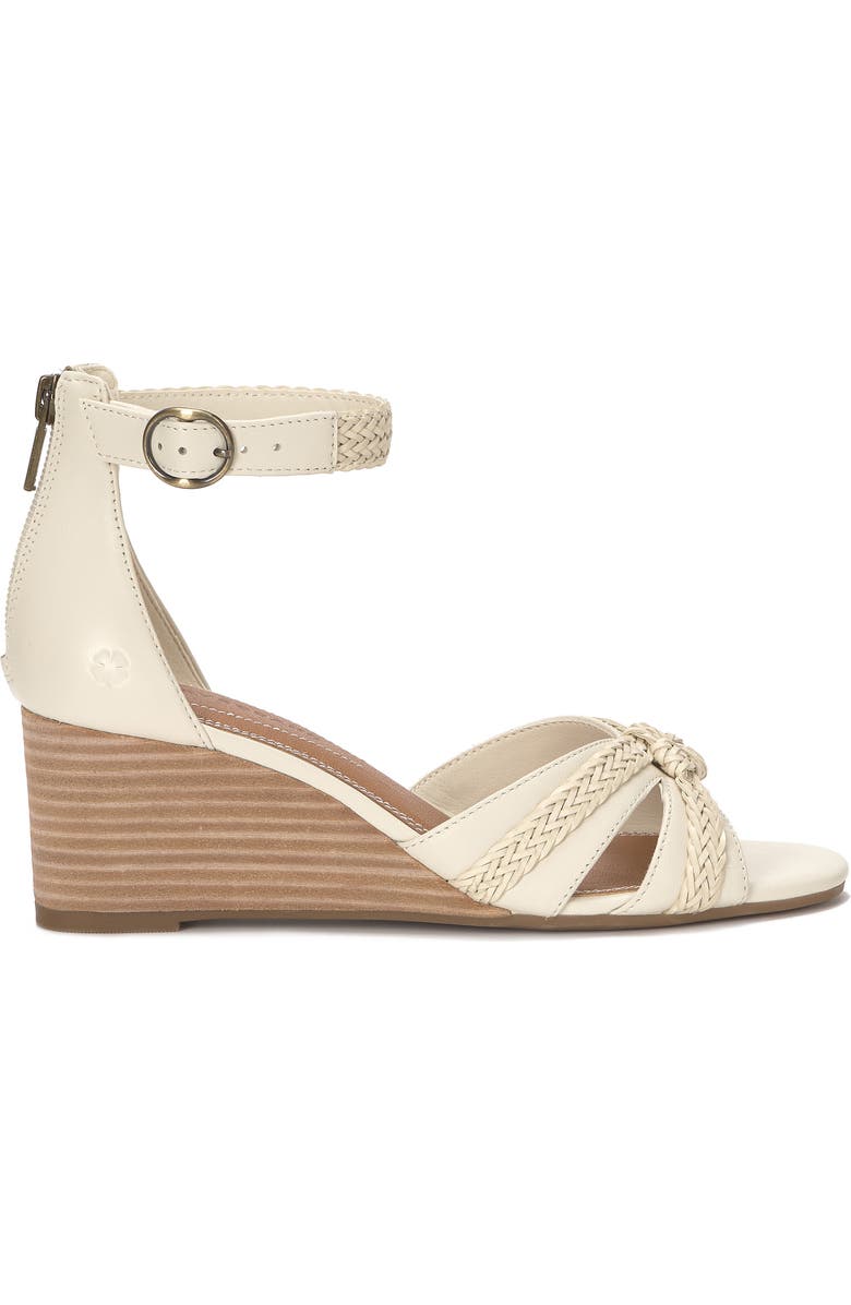 Lucky Brand Jaelah Wedge Sandal, Alternate, color, Tusk Sfnpsl
