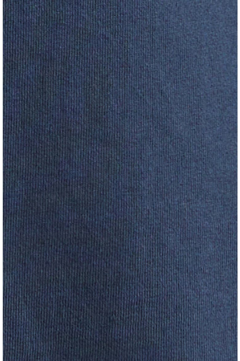 Institutional One Embroidered Cotton T-Shirt, Alternate, color, NAVY BLUE