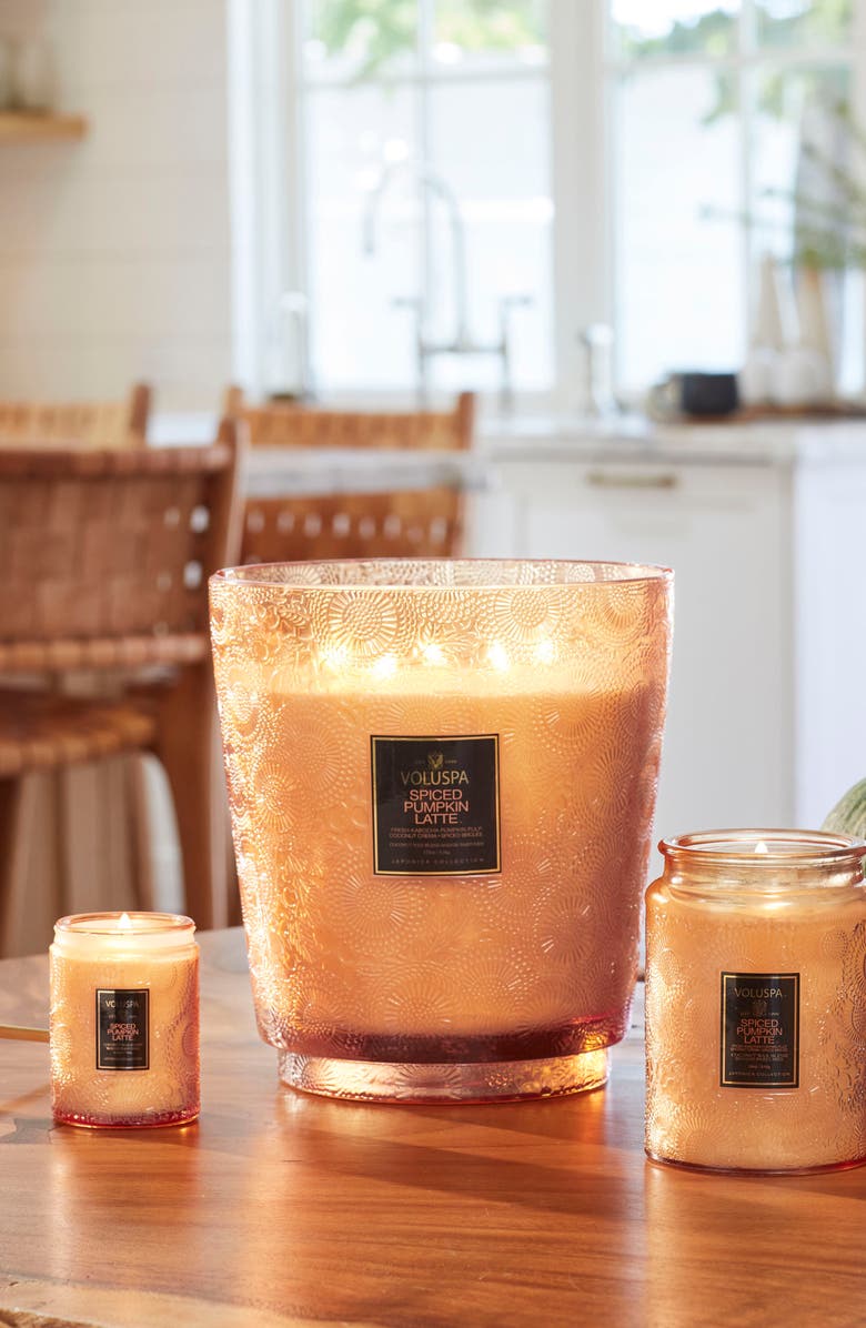 Voluspa Spiced Pumpkin Latte Large Jar Candle, Alternate, color, 