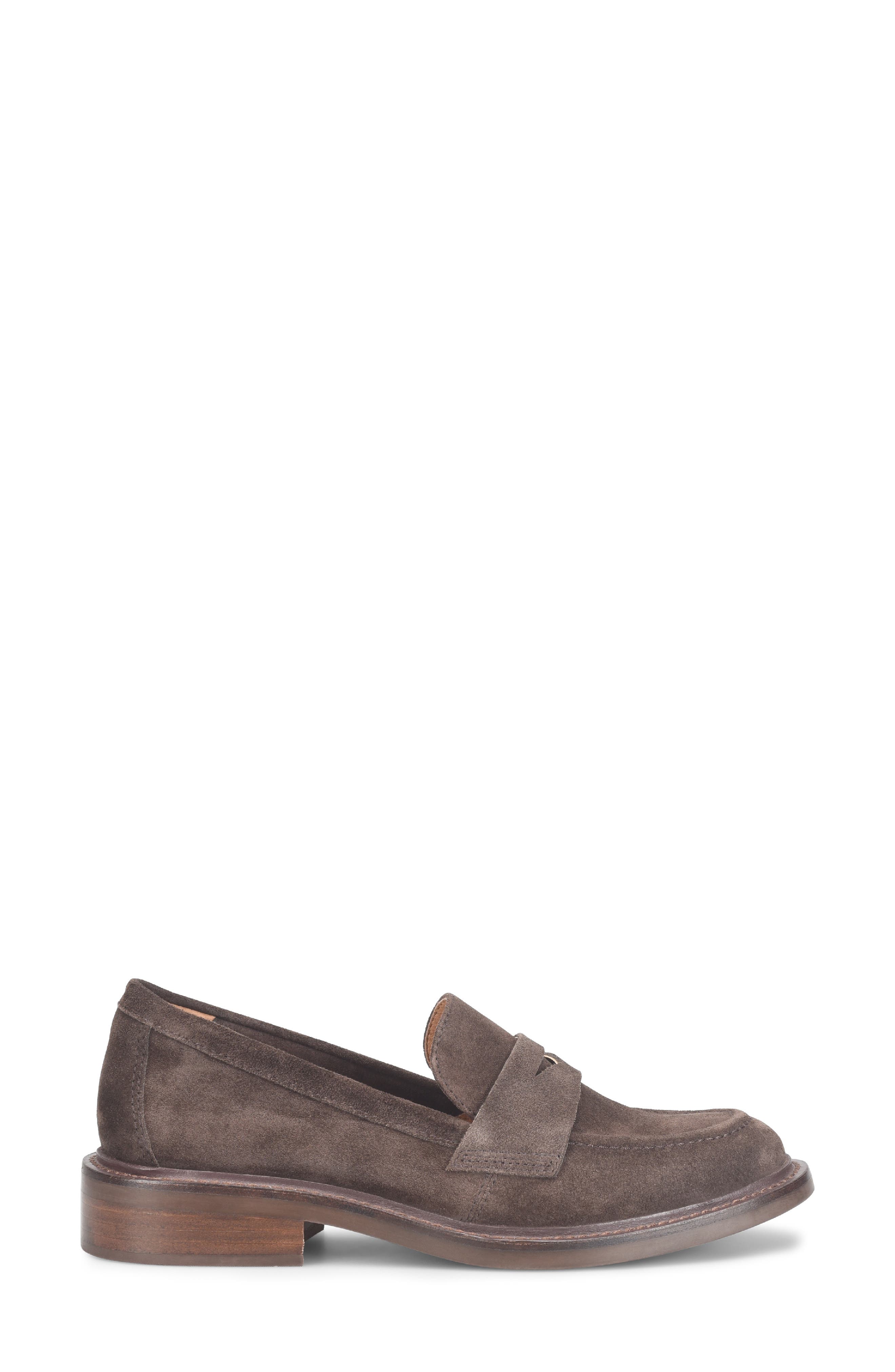 Söfft Mara Penny Loafer, Alternate, color, Lince Dark Brown