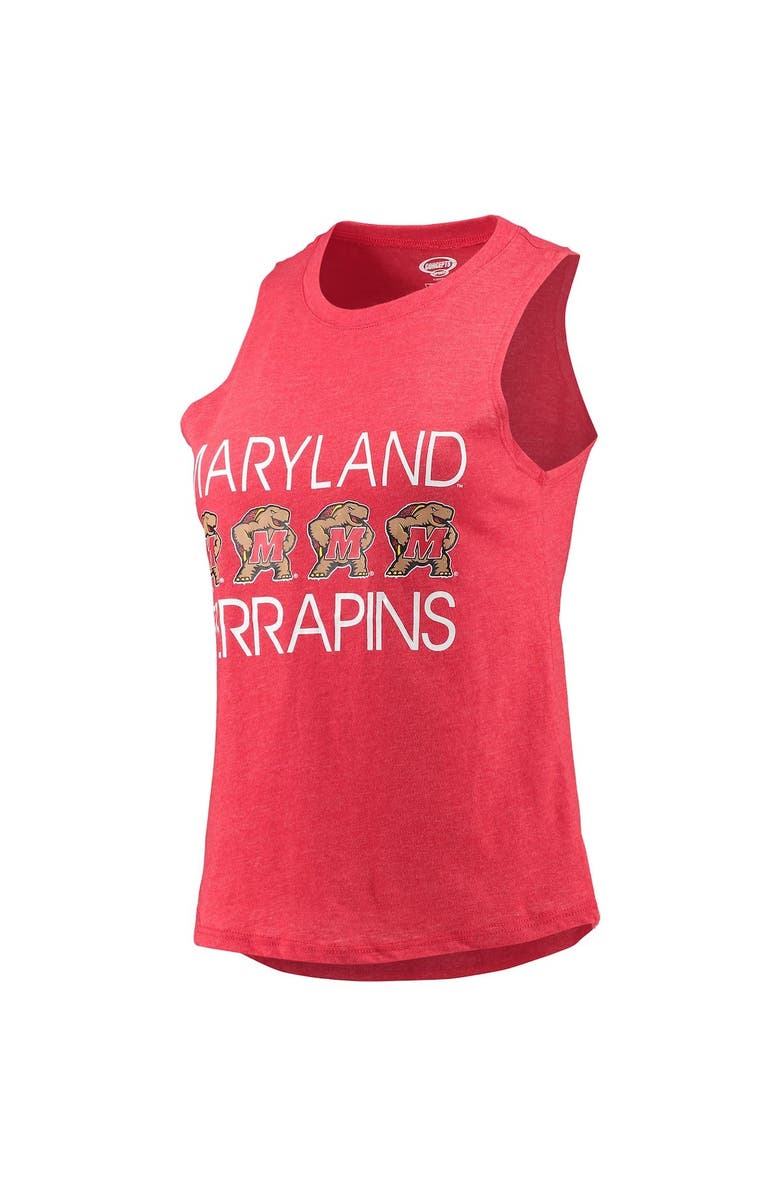 CONCEPTS SPORT Women's Concepts Sport Black/Red Maryland Terrapins Tank Top & Pants Sleep Set, Alternate, color, 