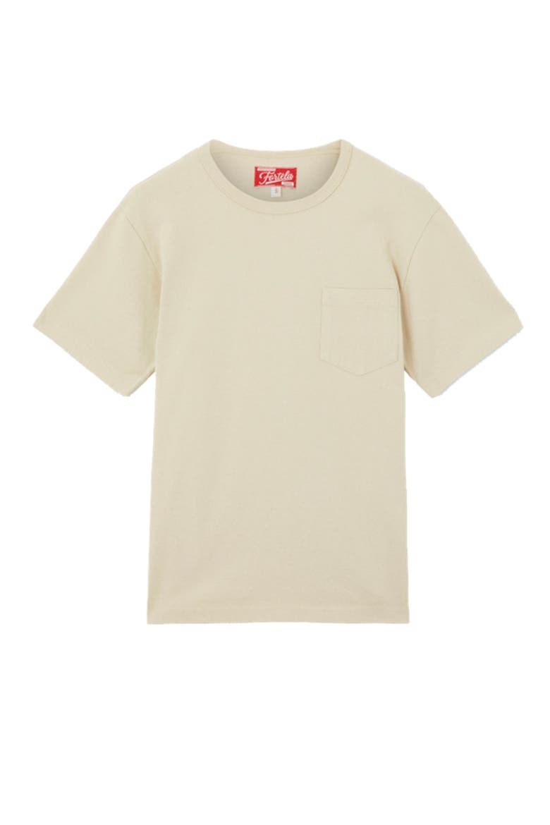 Tubejp Cotton Chest Pocket T-Shirt, Main, color, NATURAL