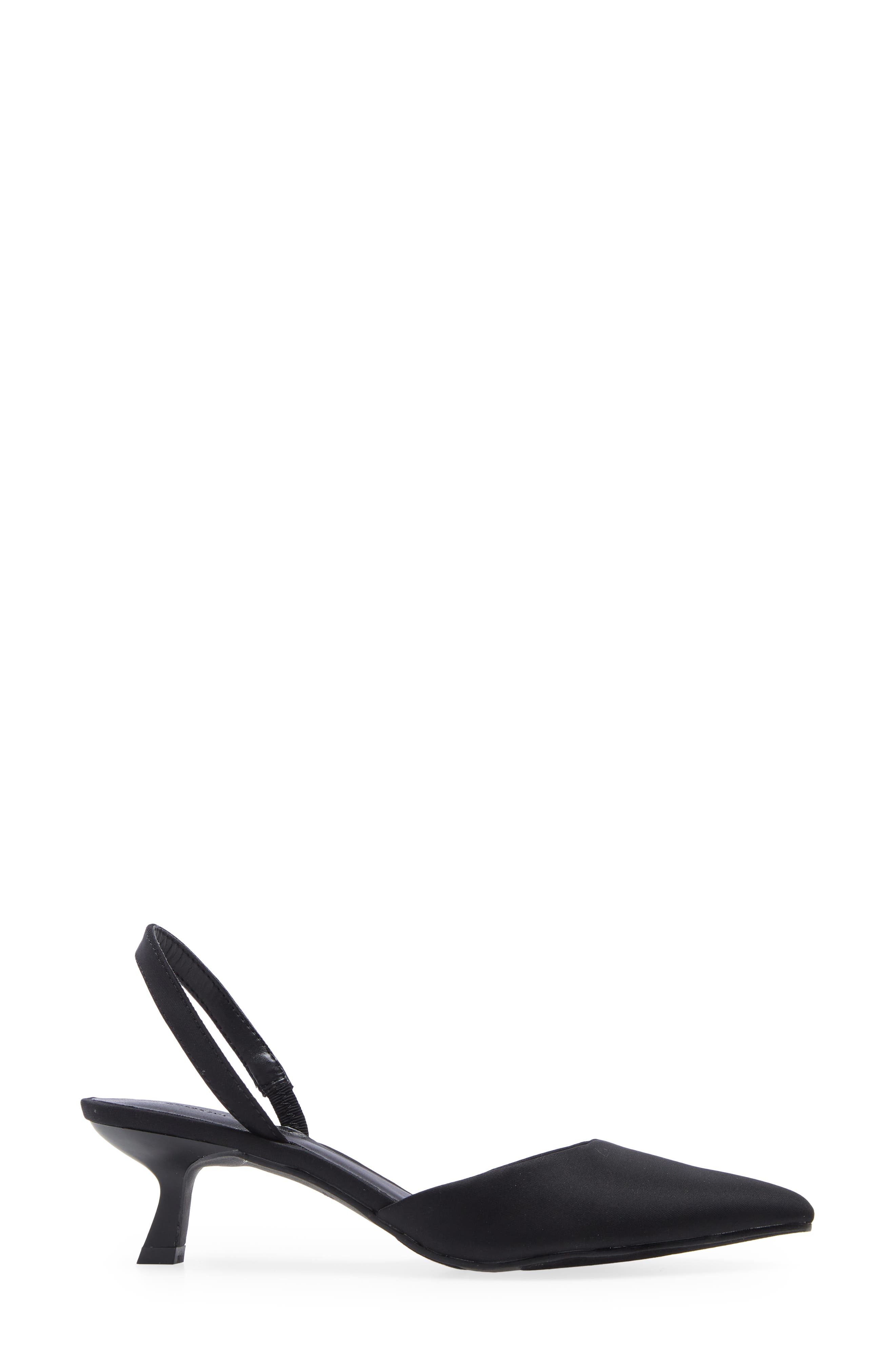 Open Edit Cammie Kitten Heel Slingback Pump, Alternate, color, 