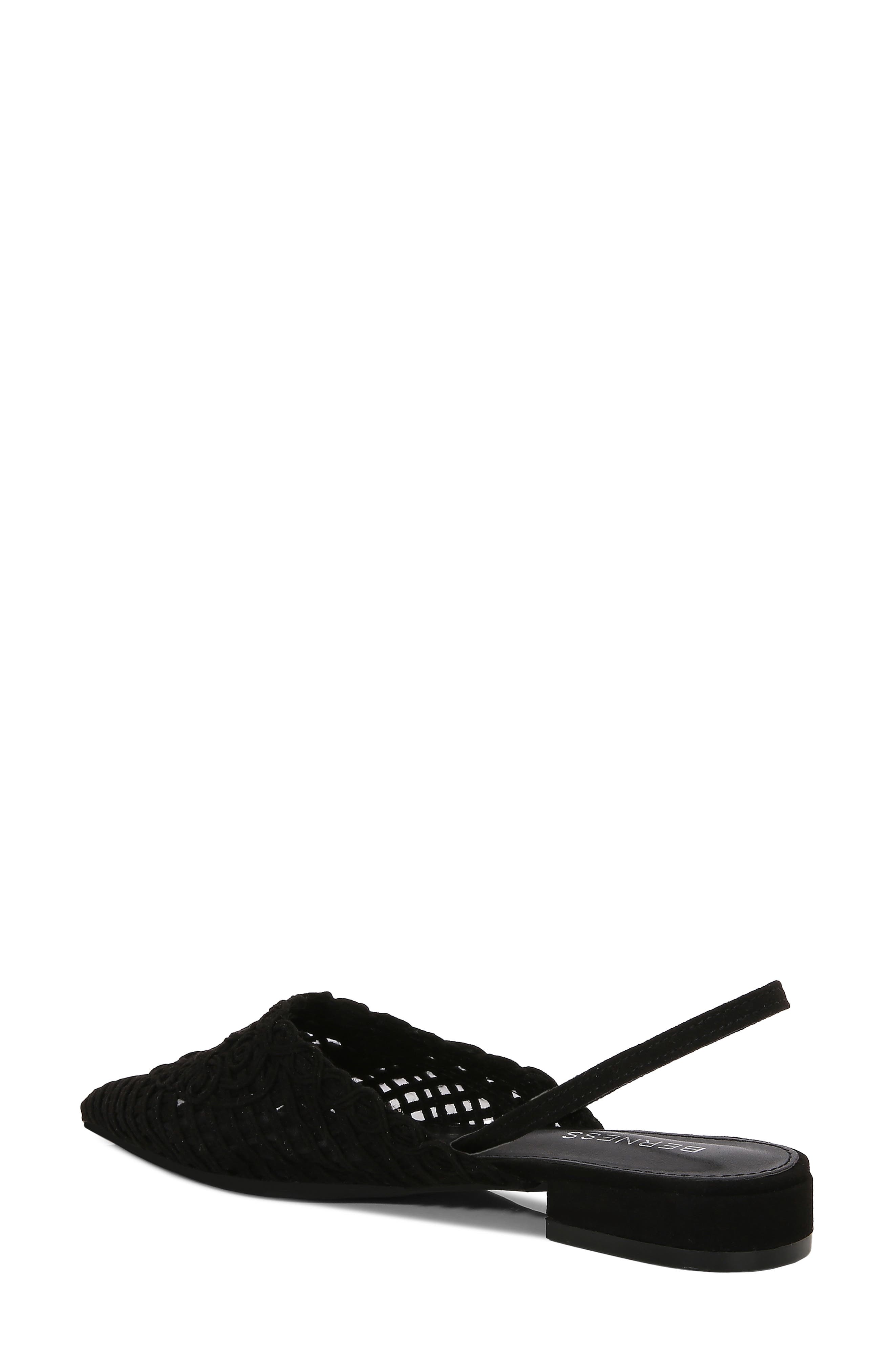 Lacey Slingback Flat, Alternate, color, BLACK