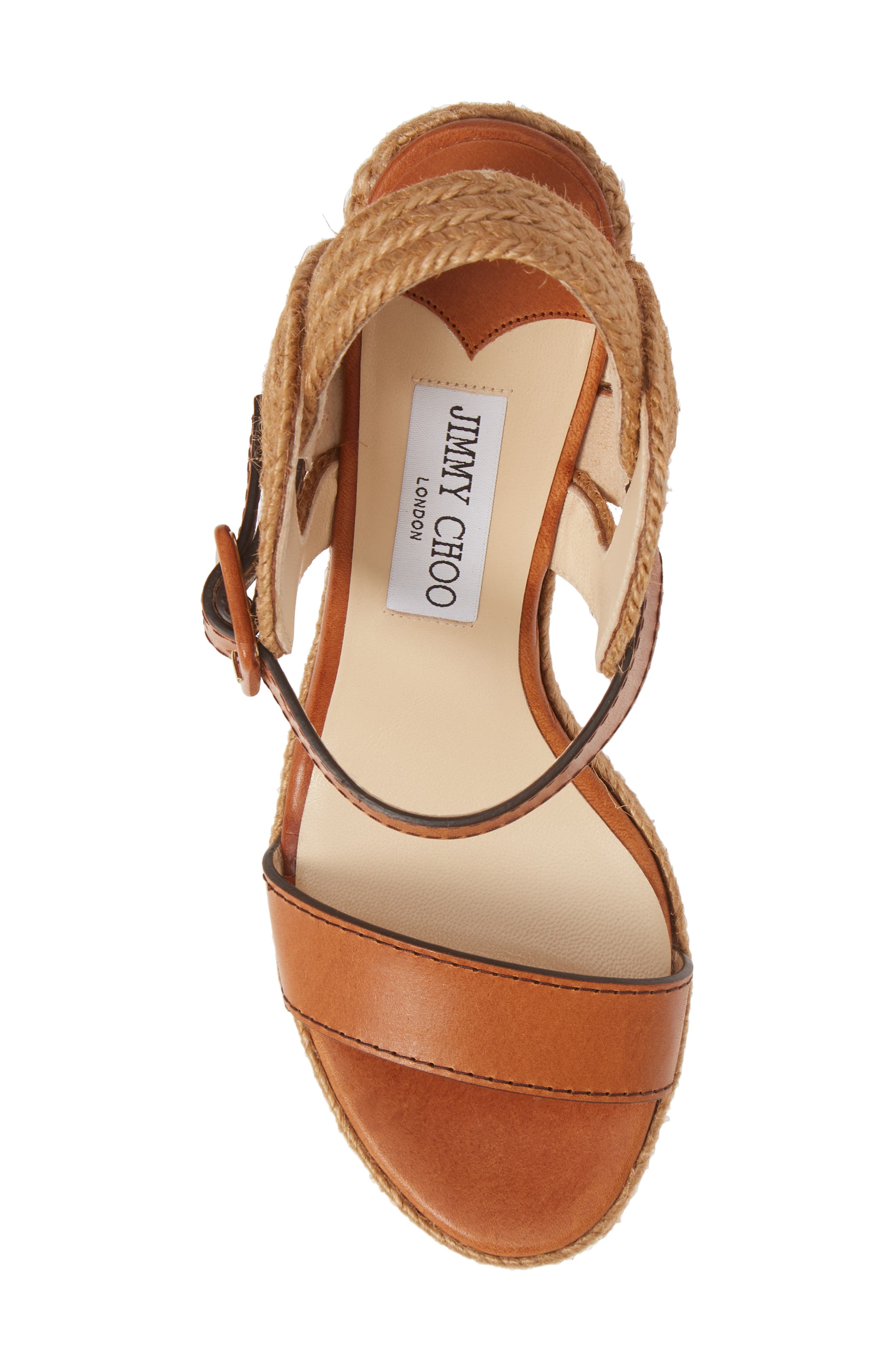 Delphi Braided Wedge Sandal, Alternate, color, CUOIO