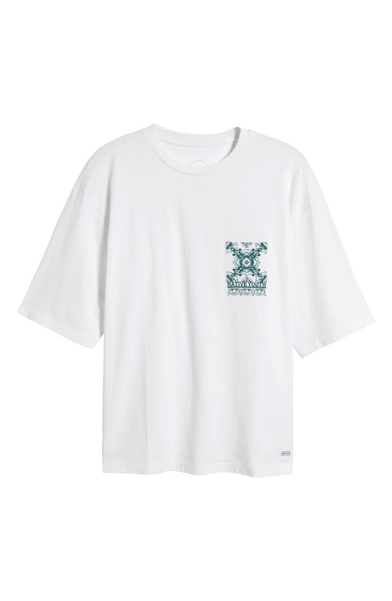 Native Youth Embroidered Cotton T-Shirt, Alternate, color, 