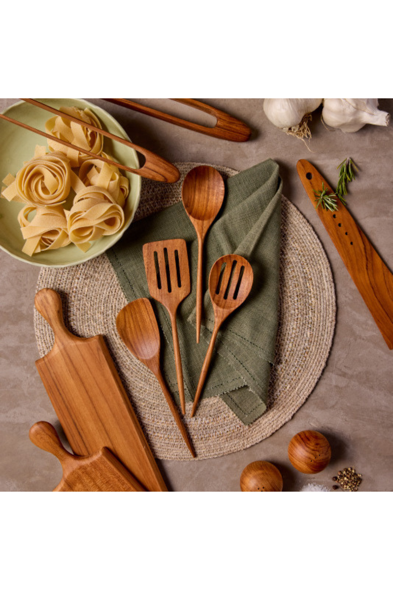 Padma Teak Mini Kitchen Utensils - Set of 4, Alternate, color, Teak