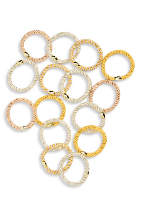 Grab & Go Set of 15 Assorted Ponytail Holders