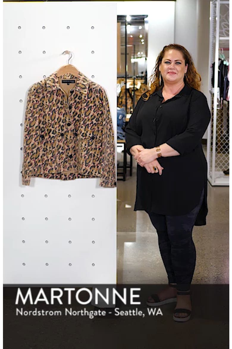 Mercer Leopard Print Jacket video