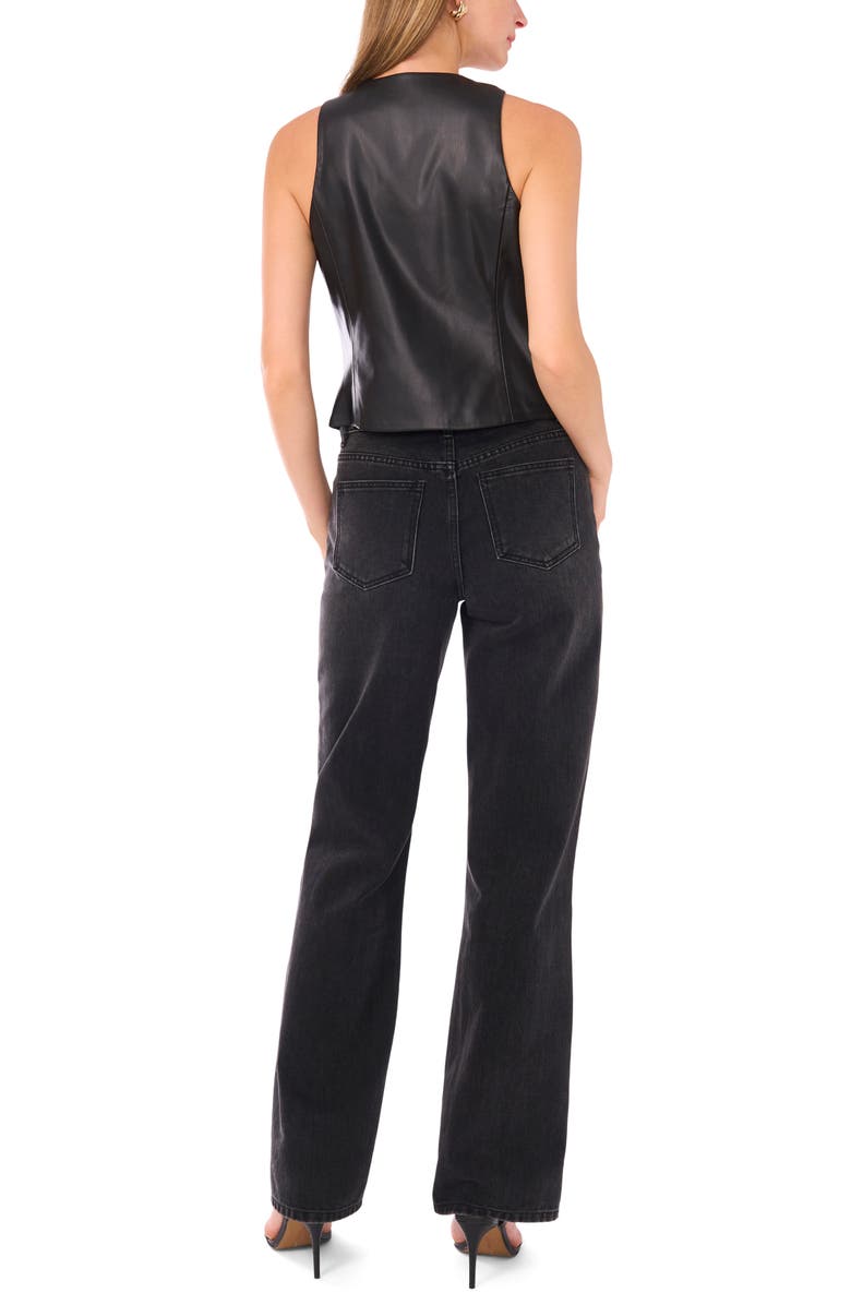 1.STATE Faux Leather Vest, Alternate, color, Rich Black