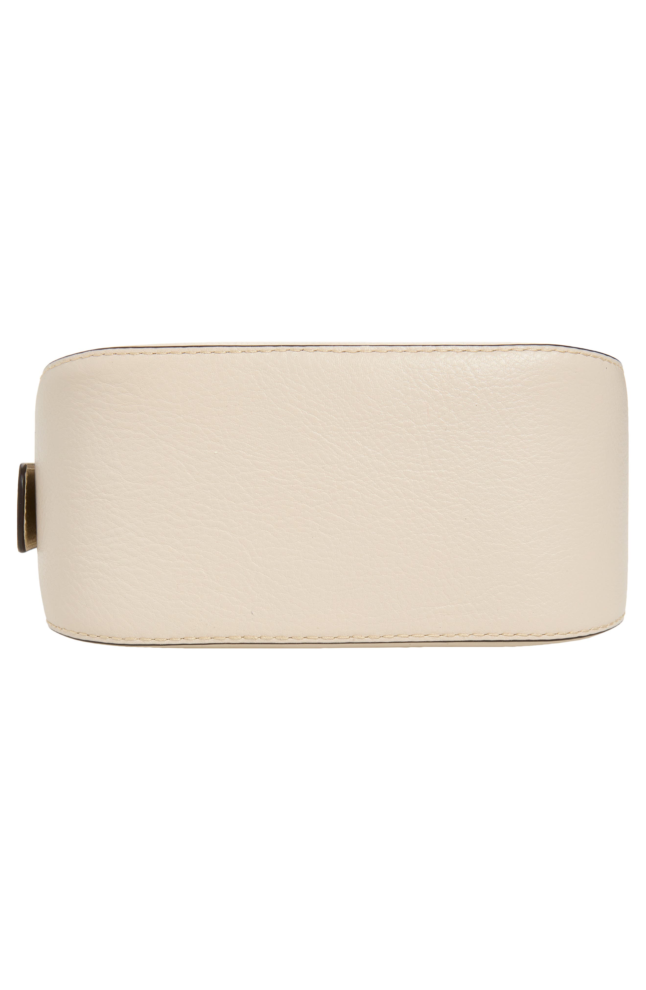 Madewell The Sculpted Metal Wristlet Bag, Alternate, color, Vintage Muslin