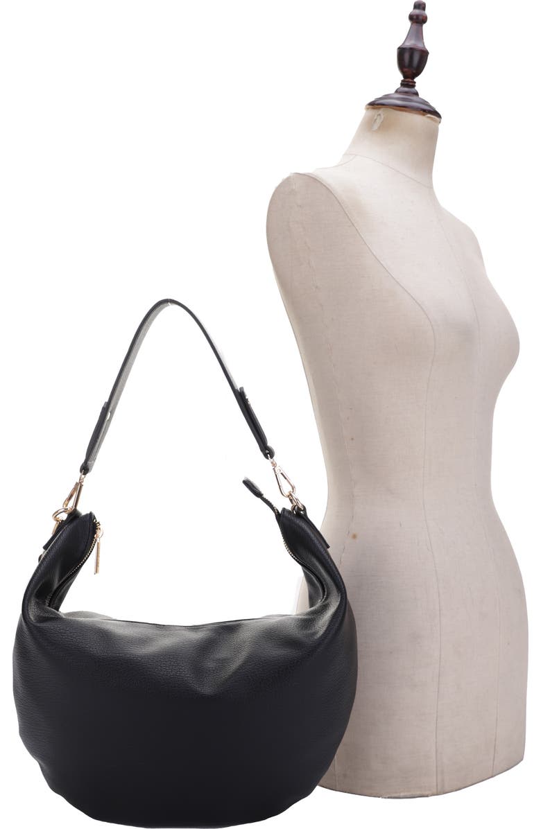 Mali + Lili Megan Recycled Vegan Leather Hobo Sling Bag, Alternate, color,