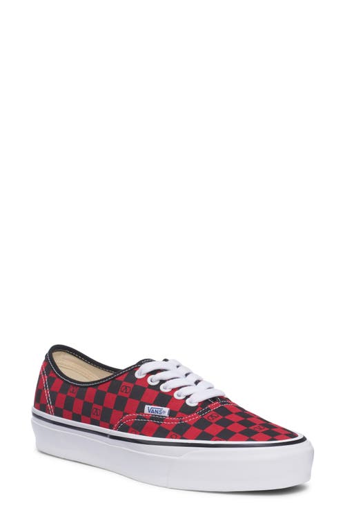 Valentino X Vans Authentic Low Top Sneaker In Red