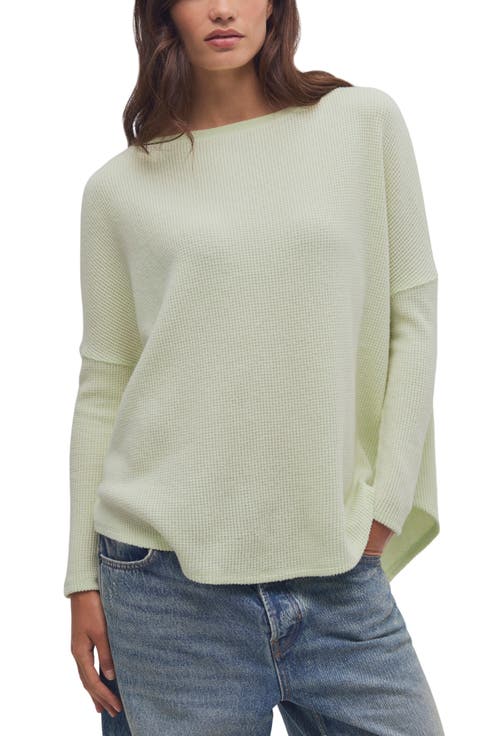 Latte Blue Oversize Thermal Top