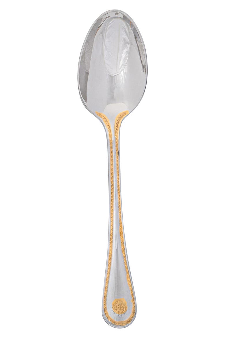 Berry and Thread Gold Accent 5-Piece Place Setting, Alternate, color, POLISHED SILVER/ GOLD