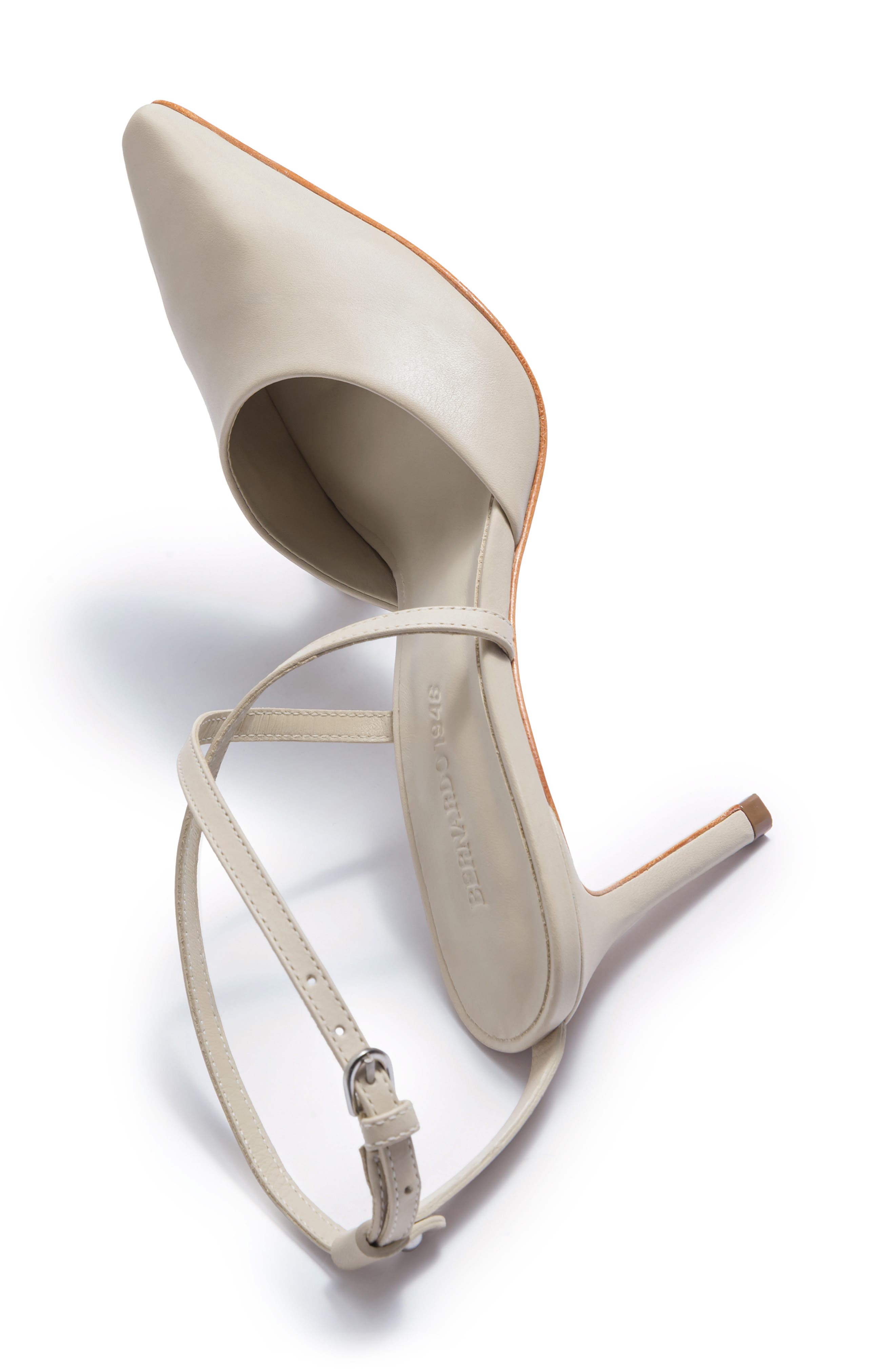 Yazmin Pointed Toe Pump, Alternate, color, ALMOND FLOWER GLOVE LEATHER