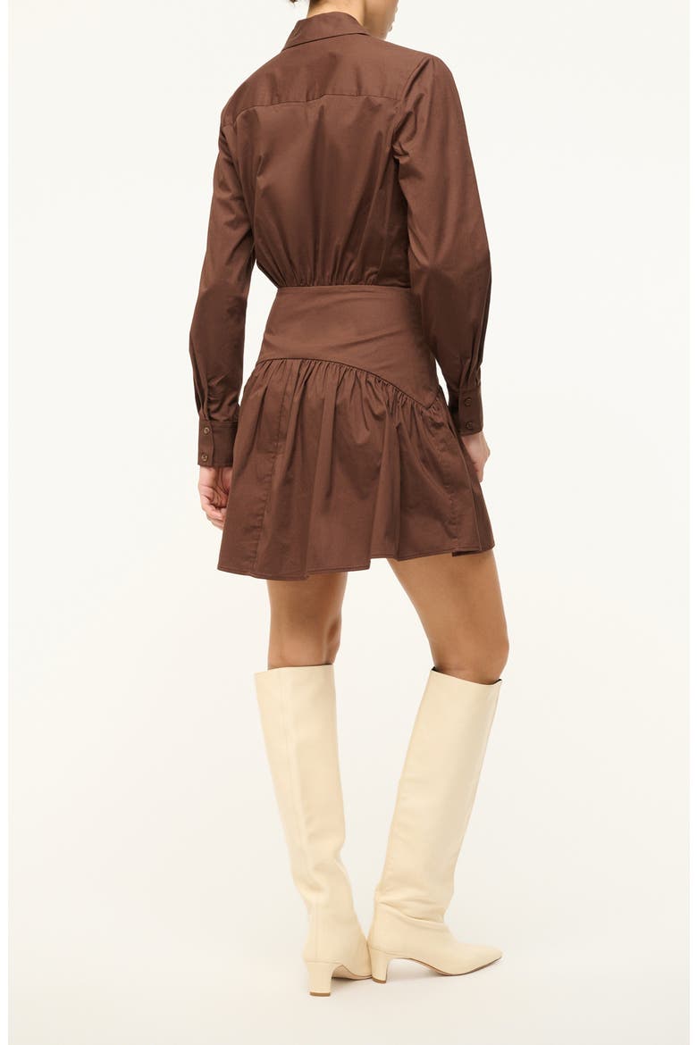 Rocco Long Sleeve Minidress, Alternate, color, EARTH
