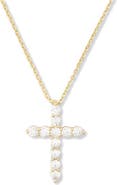 Melinda Maria Oh She Fancy Small Cubic Zirconia Cross Pendant Necklace