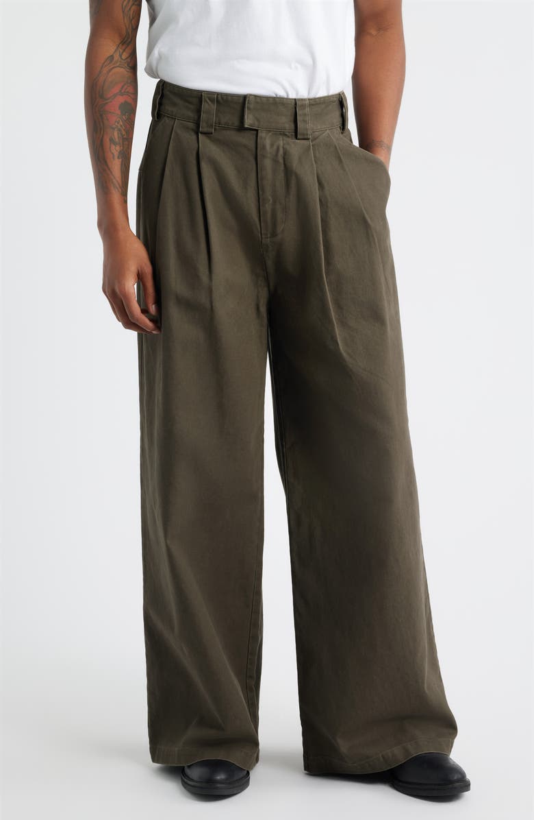 Elwood Wide Leg Deck Pants, Main, color, Espresso