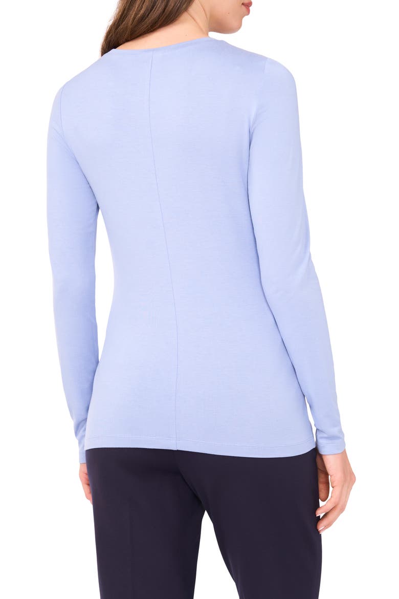 Crewneck Long Sleeve T-Shirt, Alternate, color, FOREVER BLUE