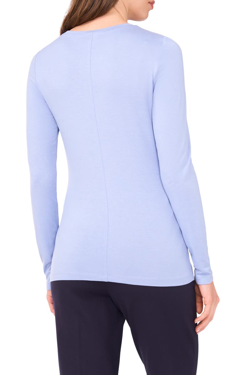 Halogen<sup>®</sup> Crewneck Long Sleeve T-Shirt, Alternate, color, Forever Blue