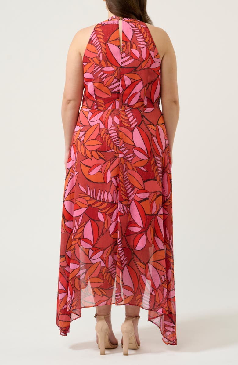 Estelle Aster Halter Dress, Alternate, color, Print