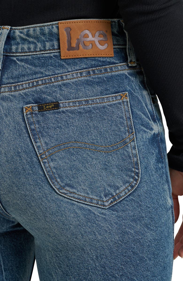 Lee High Waist Flare Leg Jeans, Alternate, color, Indigo Cast