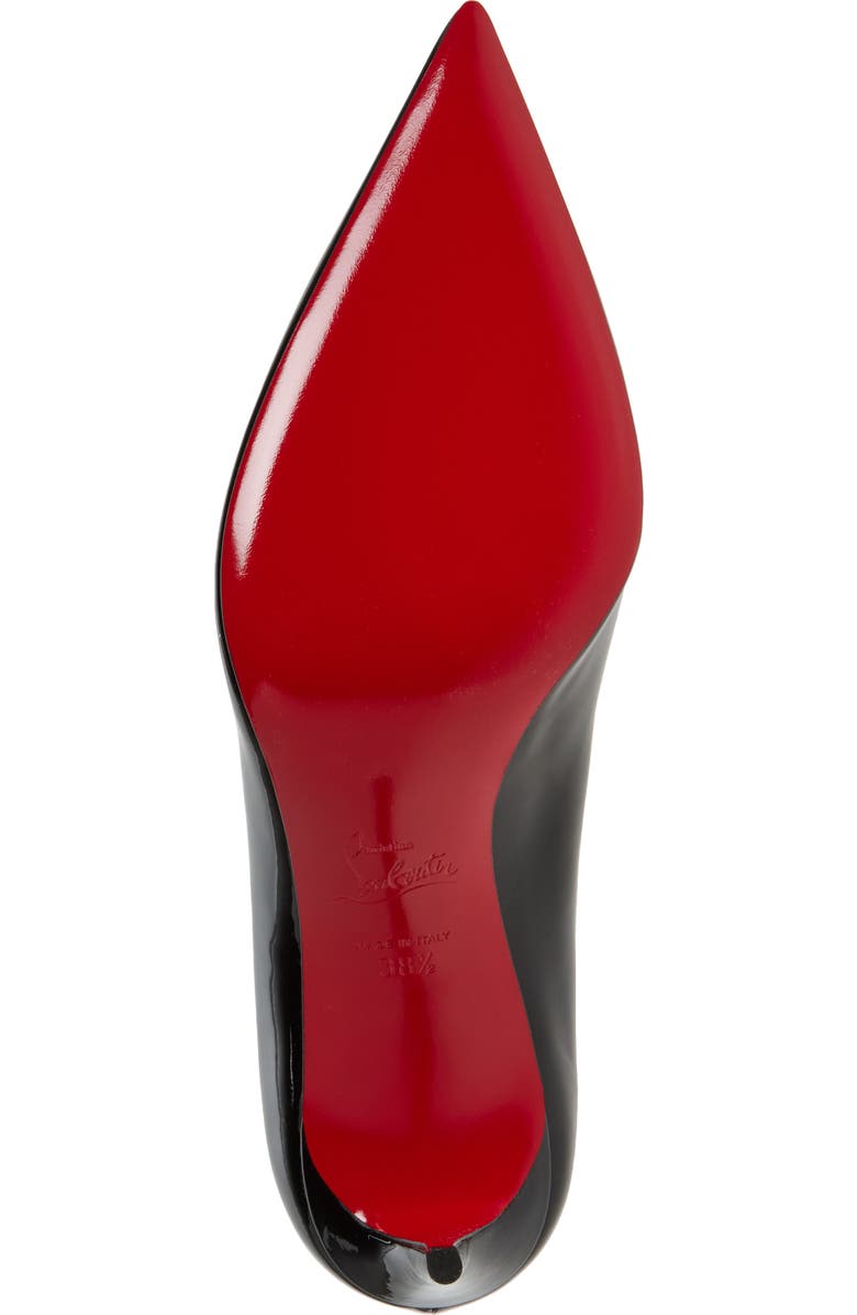 Christian Louboutin Hot Chick Scallop Patent Leather Pump, Alternate, color,