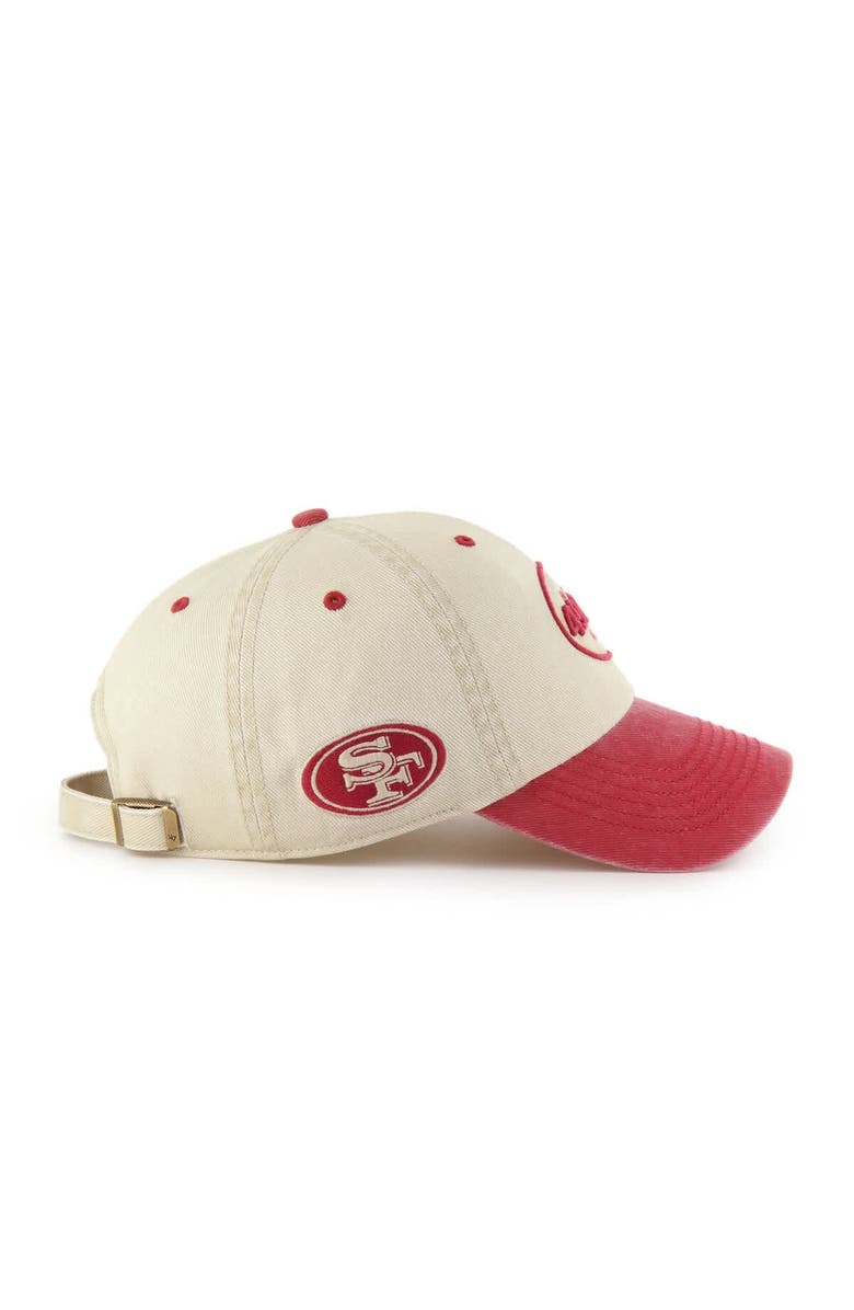 '47 Men's '47 Khaki San Francisco 49ers Breaking Trail Clean Up Adjustable Hat, Alternate, color, 