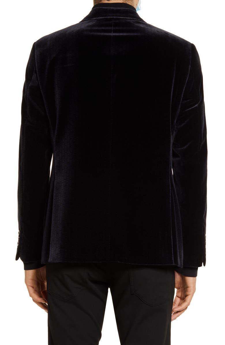 Emporio Armani G-Line Velvet Sport Coat, Alternate, color,