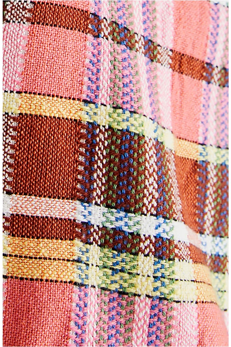 Walk the Plank Plaid Sleeveless Minidress, Alternate, color, RETRO PINK COMBO