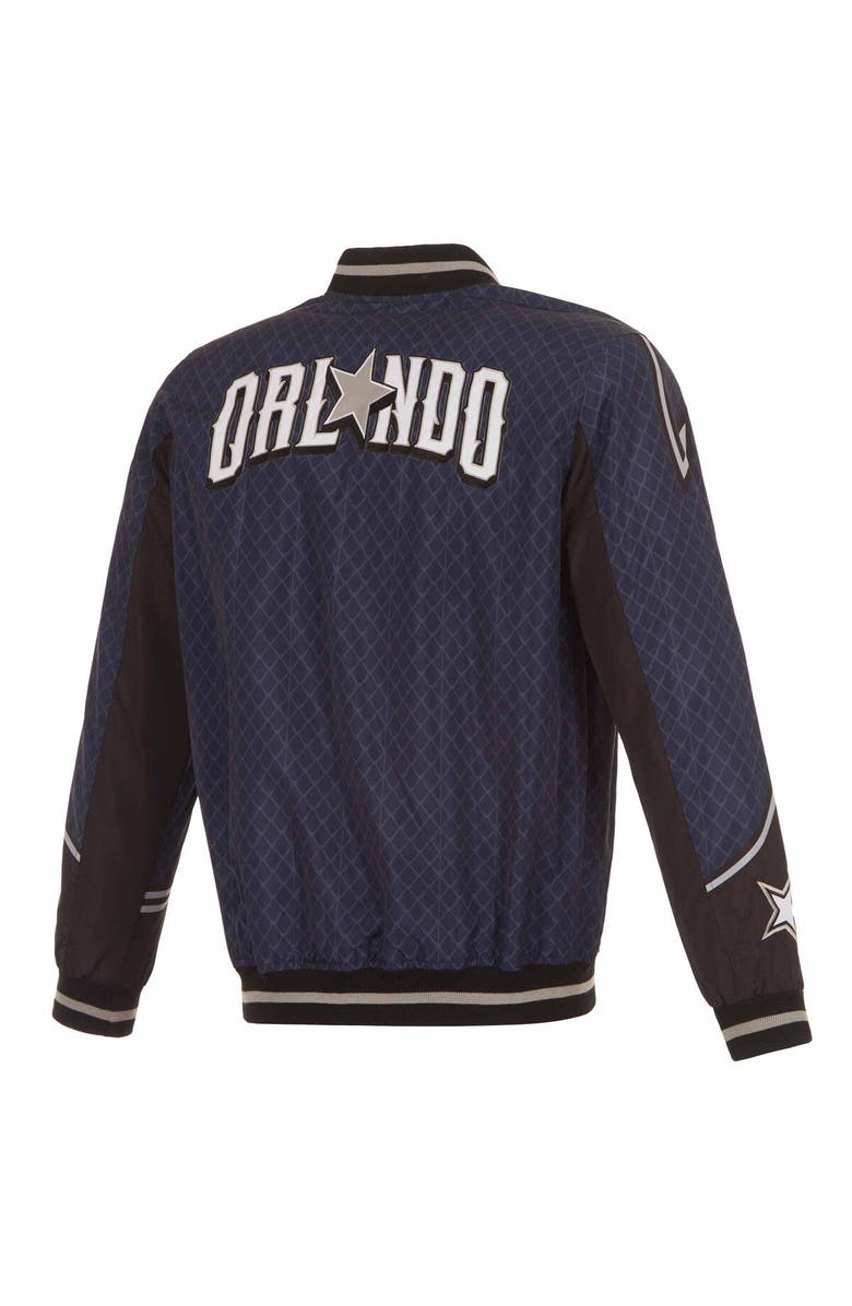 JH DESIGN Men's JH Design Navy Orlando Magic 2023/24 City Edition Full-Zip Bomber Jacket, Alternate, color, 